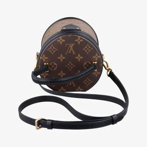 Pre-owned Louis Vuitton Cannes Brown × Black Monogram Reverse M43986 shoulderbag | stylenewstar