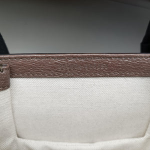 Pre-owned Gucci Jumbo GG Bamboo Beige x Brown canvas×leather 686864 shoulderbag | stylenewstar