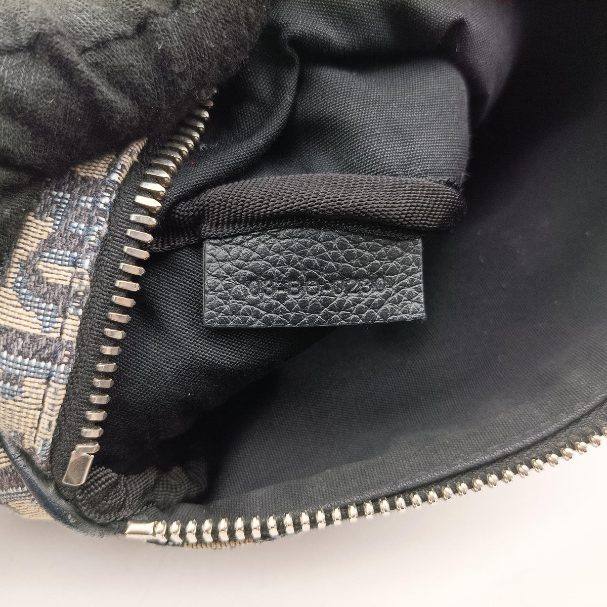 Pre-owned Christian Dior Oblique roller Navy Jacquard  shoulderbag | stylenewstar