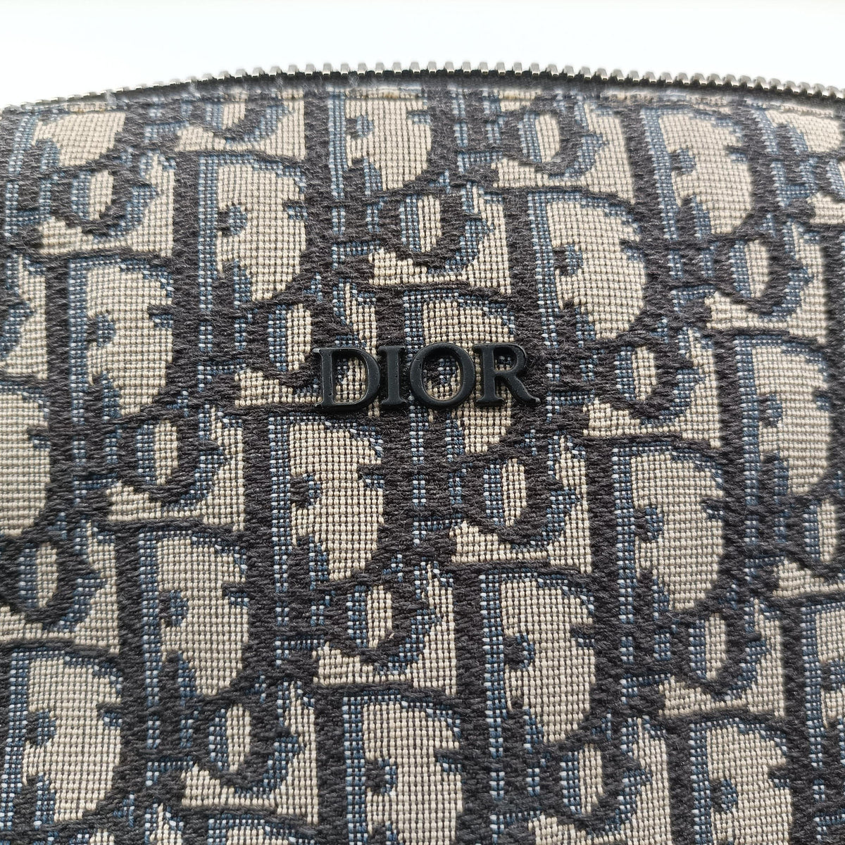 Pre-owned Christian Dior Oblique roller Navy Jacquard  shoulderbag | stylenewstar