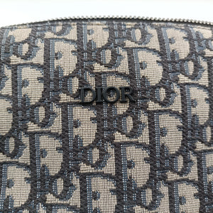 Pre-owned Christian Dior Oblique roller Navy Jacquard  shoulderbag | stylenewstar