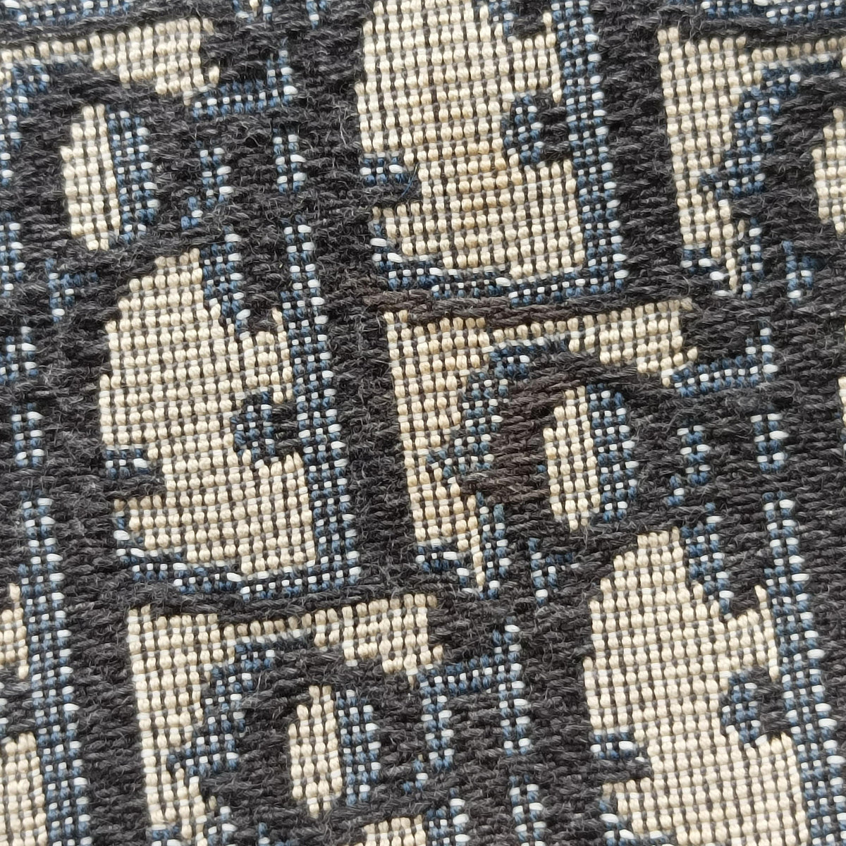 Pre-owned Christian Dior Oblique roller Navy Jacquard  shoulderbag | stylenewstar