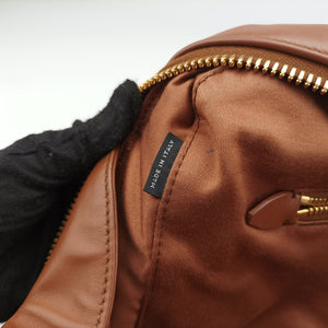 Pre-owned Miu Miu Beau Brown Leather 5BB117 shoulderbag | stylenewstar