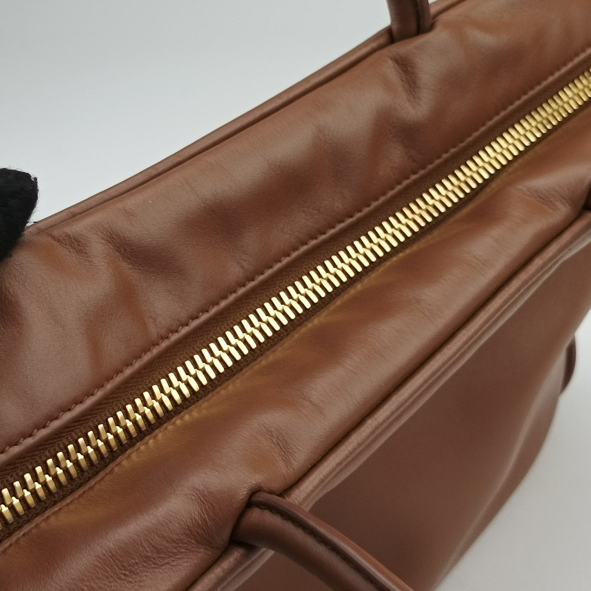 Pre-owned Miu Miu Beau Brown Leather 5BB117 shoulderbag | stylenewstar