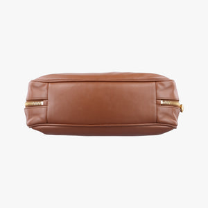 Pre-owned Miu Miu Beau Brown Leather 5BB117 shoulderbag | stylenewstar