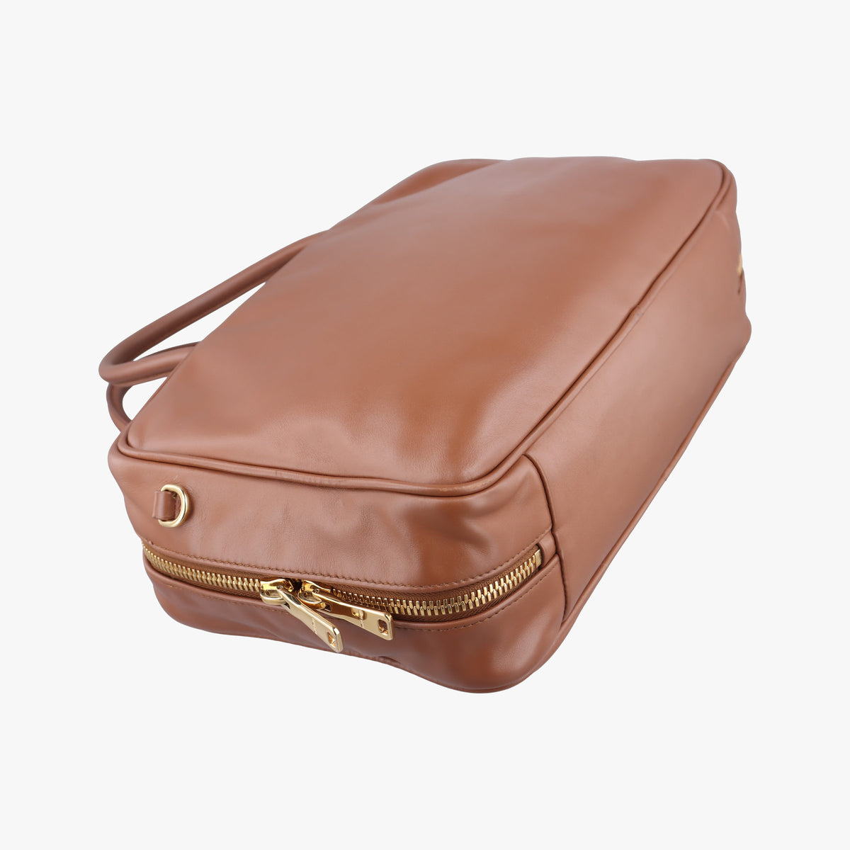 Pre-owned Miu Miu Beau Brown Leather 5BB117 shoulderbag | stylenewstar