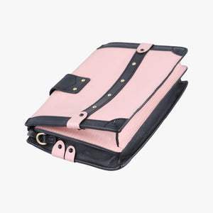 Vintage Louis Vuitton Trunk clutch Pink×Black Leather×Epi M53191 shoulderbag | stylenewstar