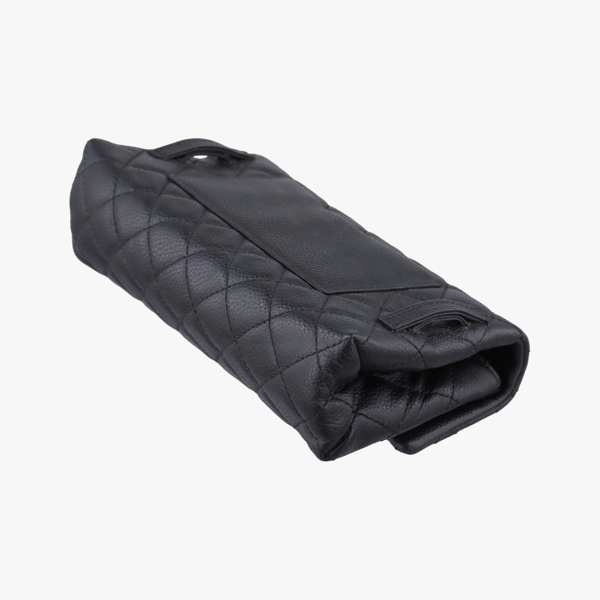 Secondhand Chanel Matelasse 2.55 Black pebbled U48753 bum bag/waist bag | stylenewstar