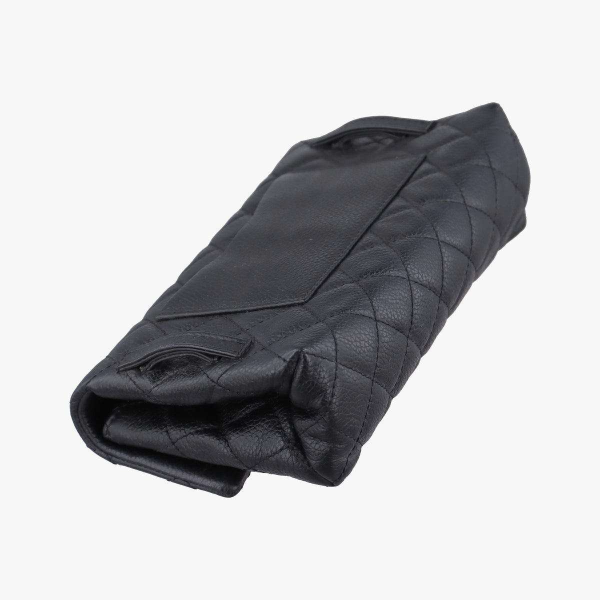 Secondhand Chanel Matelasse 2.55 Black pebbled U48753 bum bag/waist bag | stylenewstar