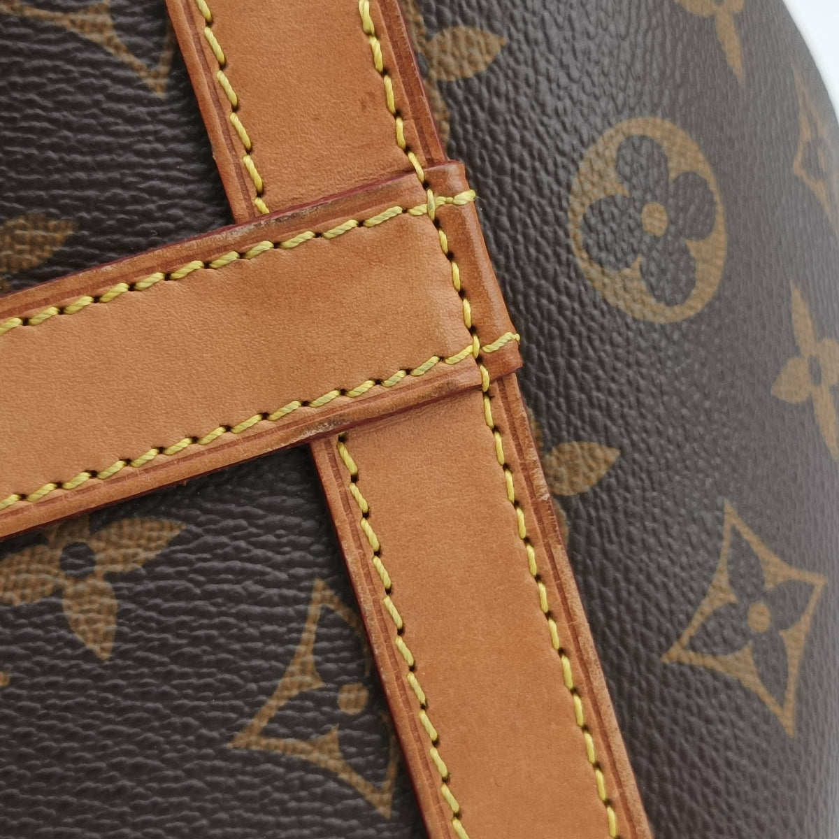 Pre-owned Louis Vuitton Marais MM brown×beige Monogram Canvas M41070 handbag | stylenewstar