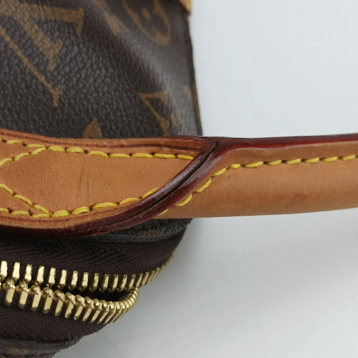 Pre-owned Louis Vuitton Marais MM brown×beige Monogram Canvas M41070 handbag | stylenewstar