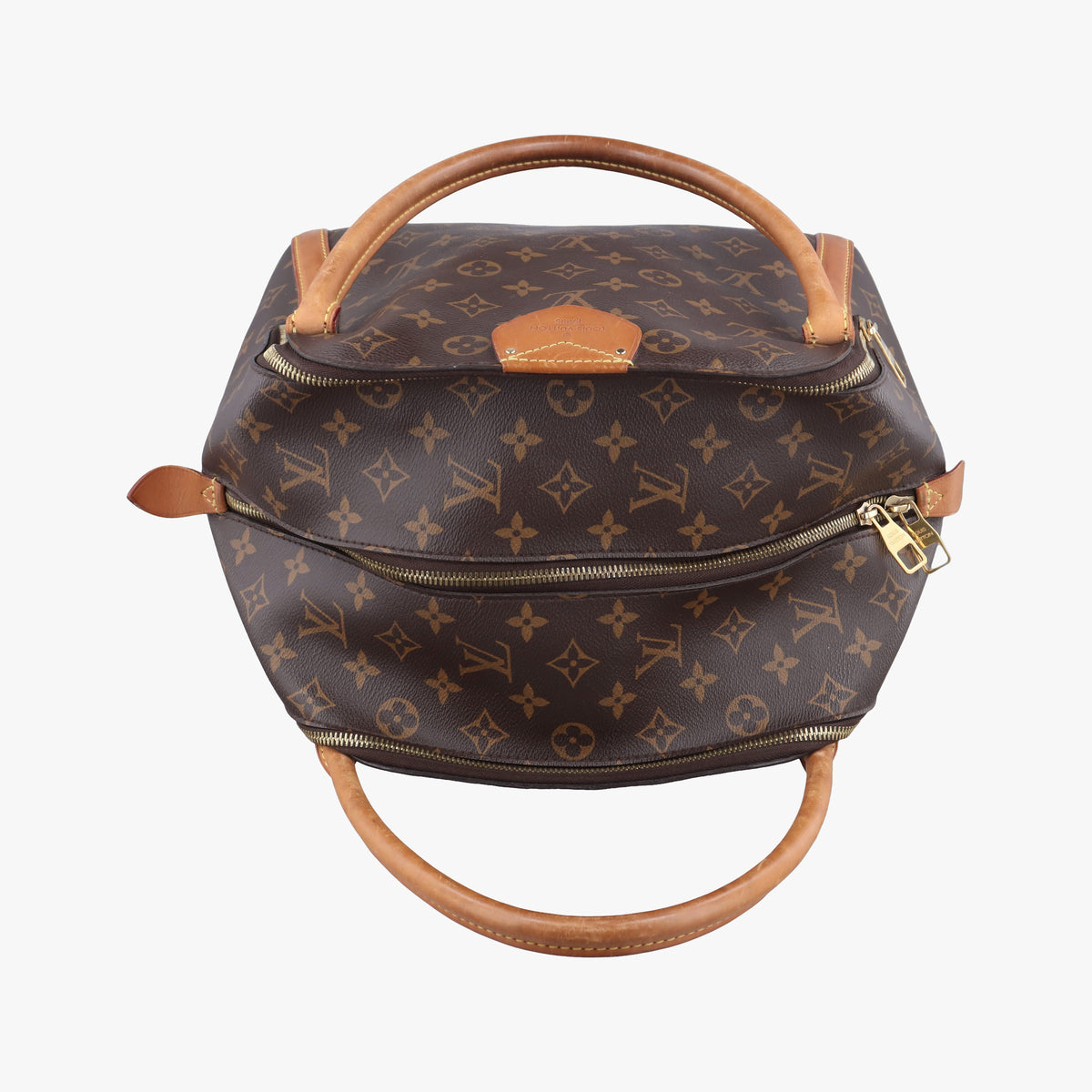 Pre-owned Louis Vuitton Marais MM brown×beige Monogram Canvas M41070 handbag | stylenewstar