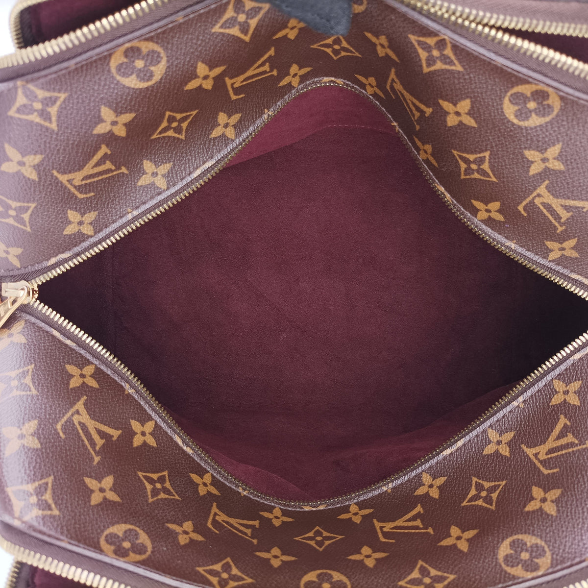Pre-owned Louis Vuitton Marais MM brown×beige Monogram Canvas M41070 handbag | stylenewstar