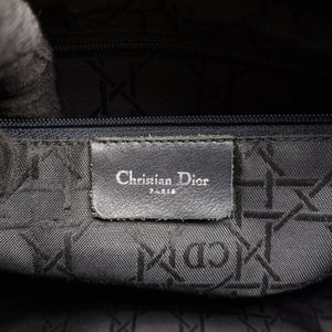 Secondhand Christian Dior Lady Dior Green Nylon×Patent  handbag | stylenewstar