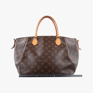 Pre-owned Louis Vuitton TURENNE MM Brown Monogram Canvas M48814 handbag | stylenewstar