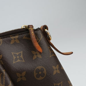 Pre-owned Louis Vuitton TURENNE MM Brown Monogram Canvas M48814 handbag | stylenewstar
