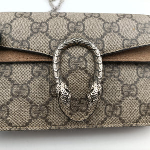 Secondhand Gucci Dionysus Brown×Beige PVC coated canvas×suede 476432 shoulderbag | stylenewstar