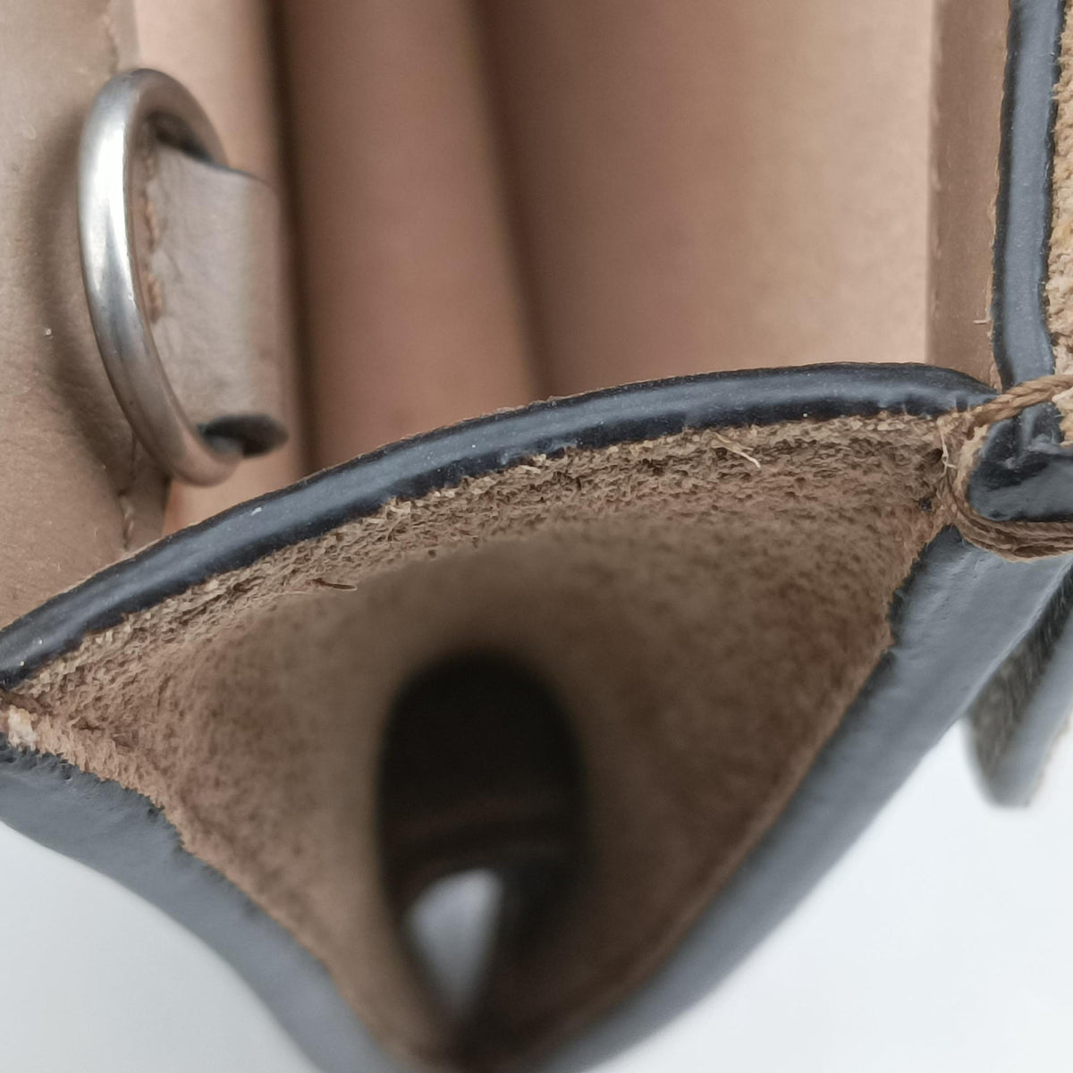 Secondhand Gucci Dionysus Brown×Beige PVC coated canvas×suede 476432 shoulderbag | stylenewstar