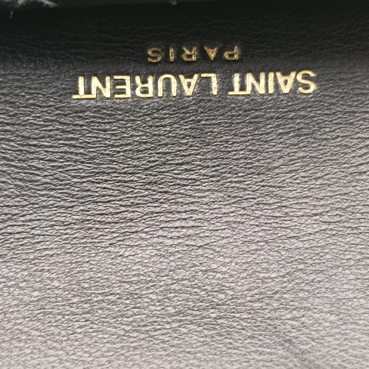 Pre-owned Yves Saint Laurent Gaby Micro Black Leather 685212 shoulderbag | stylenewstar