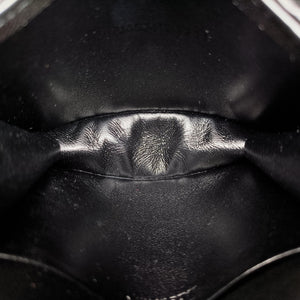 Pre-owned Yves Saint Laurent Gaby Micro Black Leather 685212 shoulderbag | stylenewstar