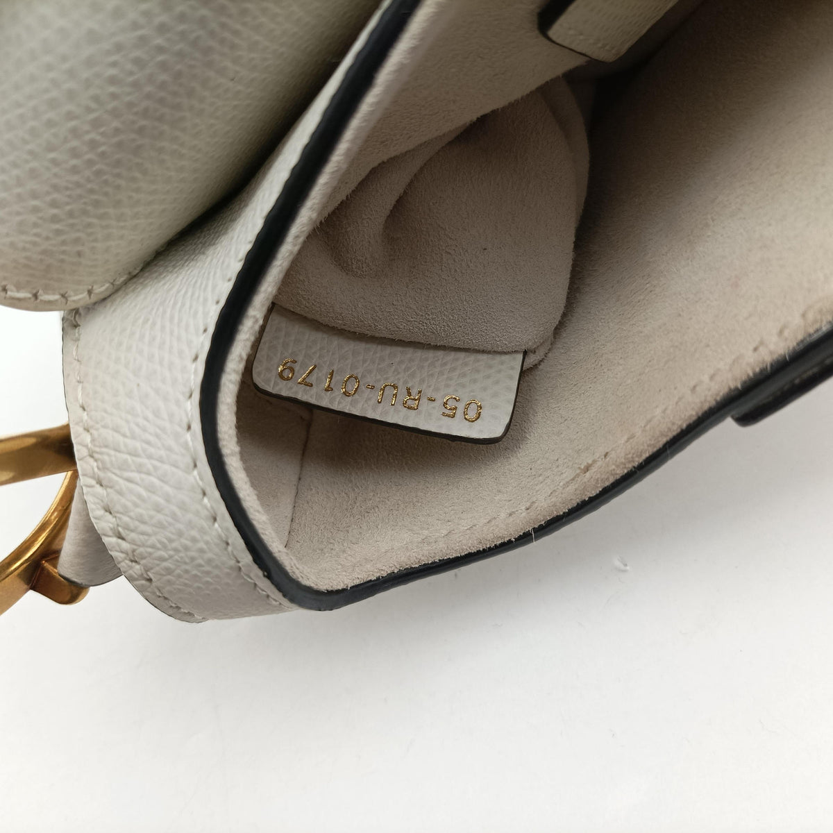 Pre-owned Christian Dior Saddle White Leather  handbag | stylenewstar