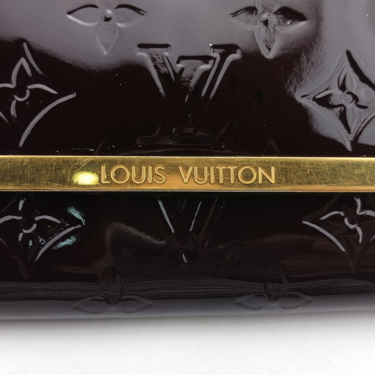 Pre-owned Louis Vuitton Clutch Ana Amarante Vernis M91549 shoulderbag | stylenewstar