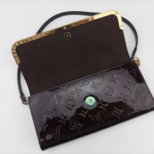 Pre-owned Louis Vuitton Clutch Ana Amarante Vernis M91549 shoulderbag | stylenewstar