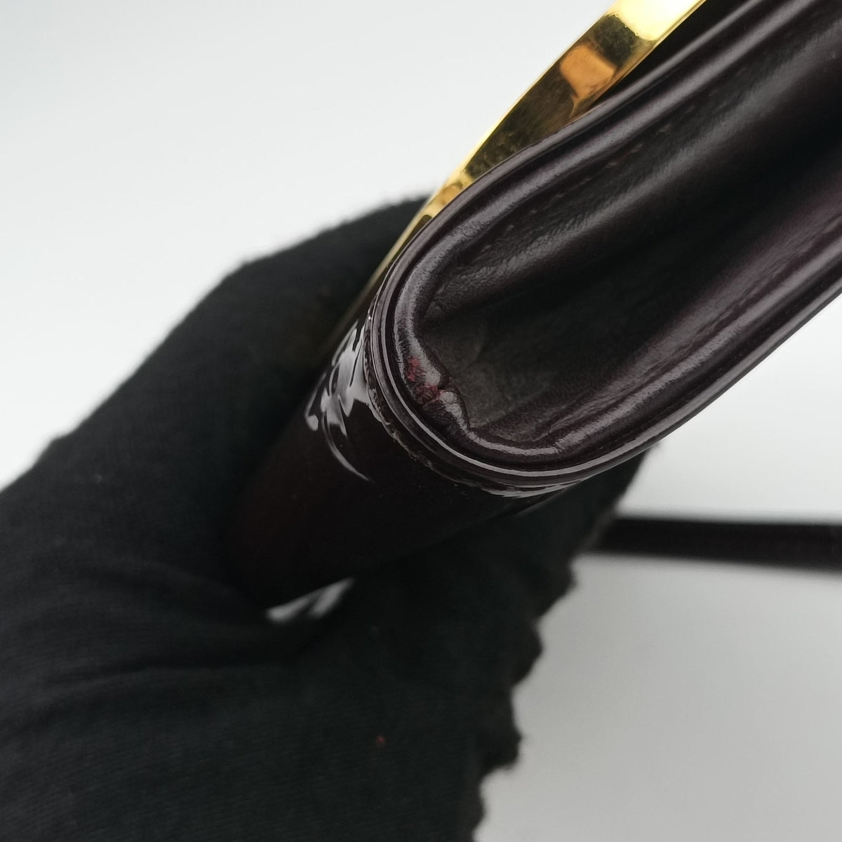 Pre-owned Louis Vuitton Clutch Ana Amarante Vernis M91549 shoulderbag | stylenewstar