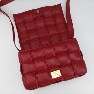 Secondhand Bottega Veneta Padded CASSETTE Red lambskin  shoulderbag | stylenewstar