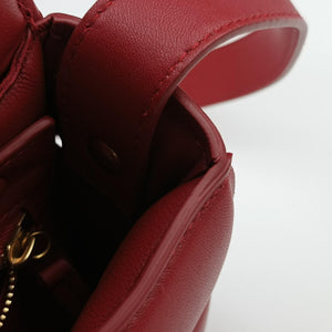 Secondhand Bottega Veneta Padded CASSETTE Red lambskin  shoulderbag | stylenewstar