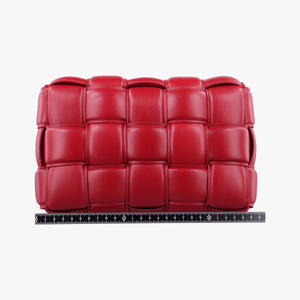 Secondhand Bottega Veneta Padded CASSETTE Red lambskin  shoulderbag | stylenewstar