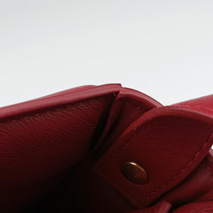 Secondhand Bottega Veneta Padded CASSETTE Red lambskin  shoulderbag | stylenewstar