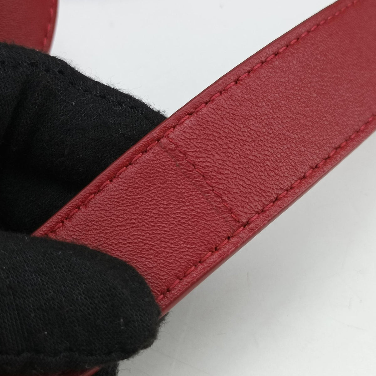 Secondhand Bottega Veneta Padded CASSETTE Red lambskin  shoulderbag | stylenewstar