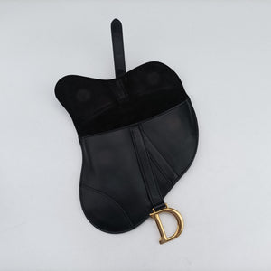 Vintage Christian Dior saddle Black leather  bum bag/waist bag | stylenewstar