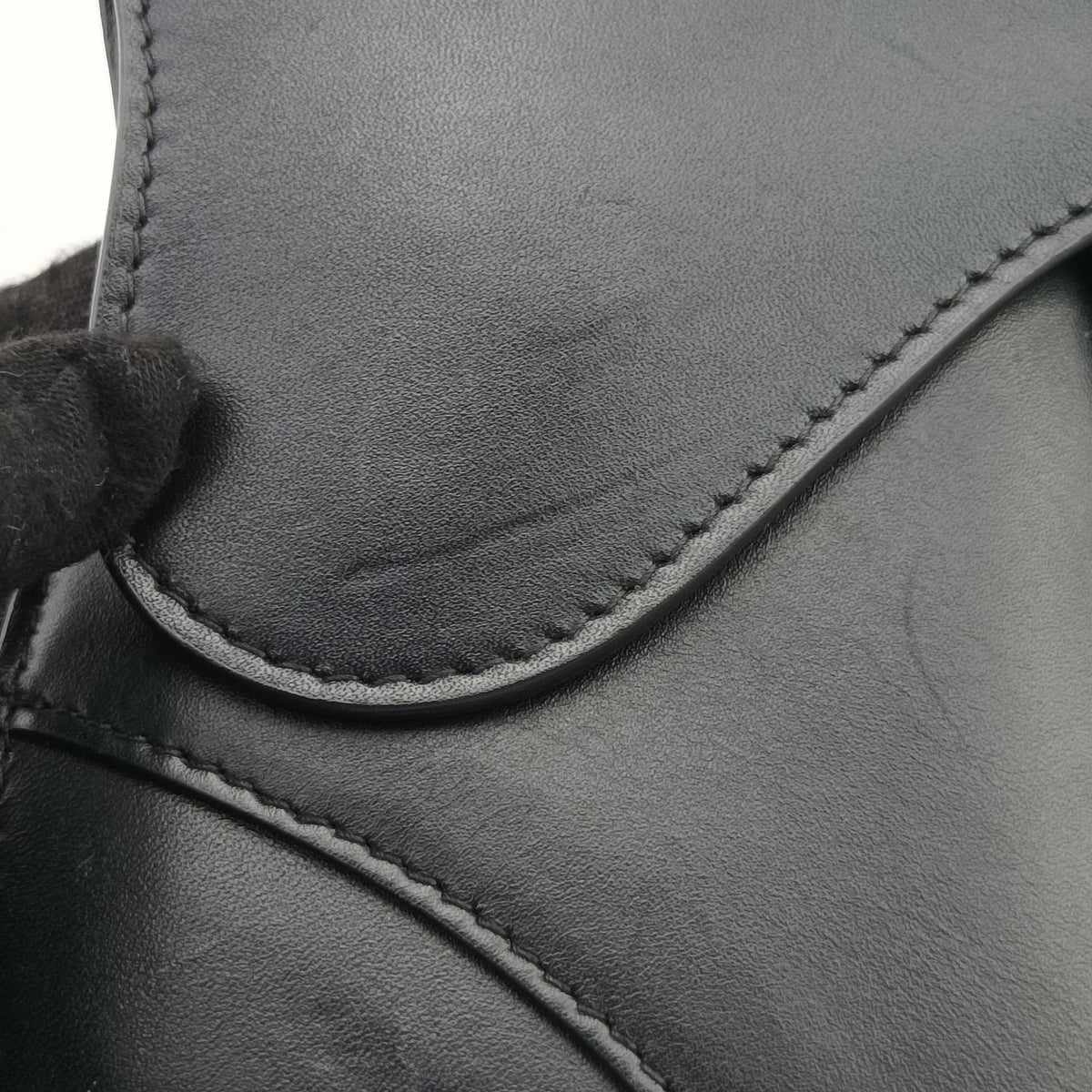 Vintage Christian Dior saddle Black leather  bum bag/waist bag | stylenewstar