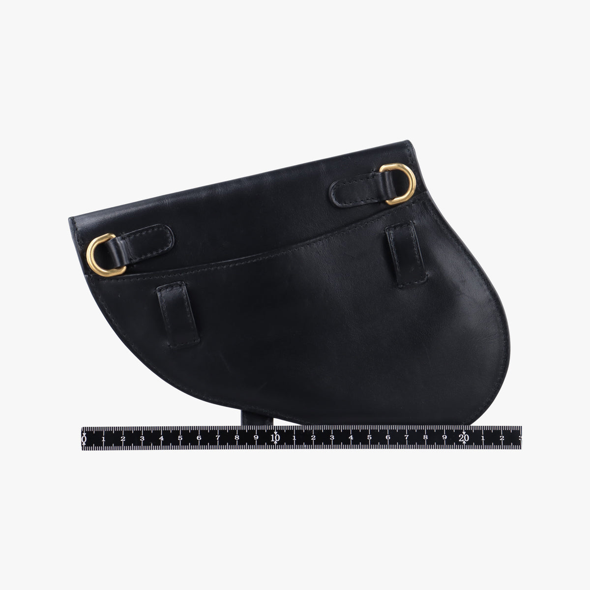 Vintage Christian Dior saddle Black leather  bum bag/waist bag | stylenewstar