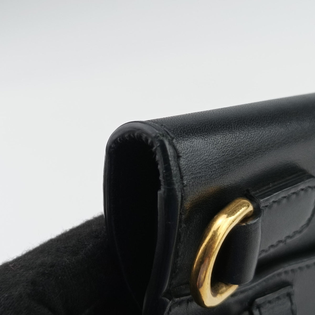 Vintage Christian Dior saddle Black leather  bum bag/waist bag | stylenewstar