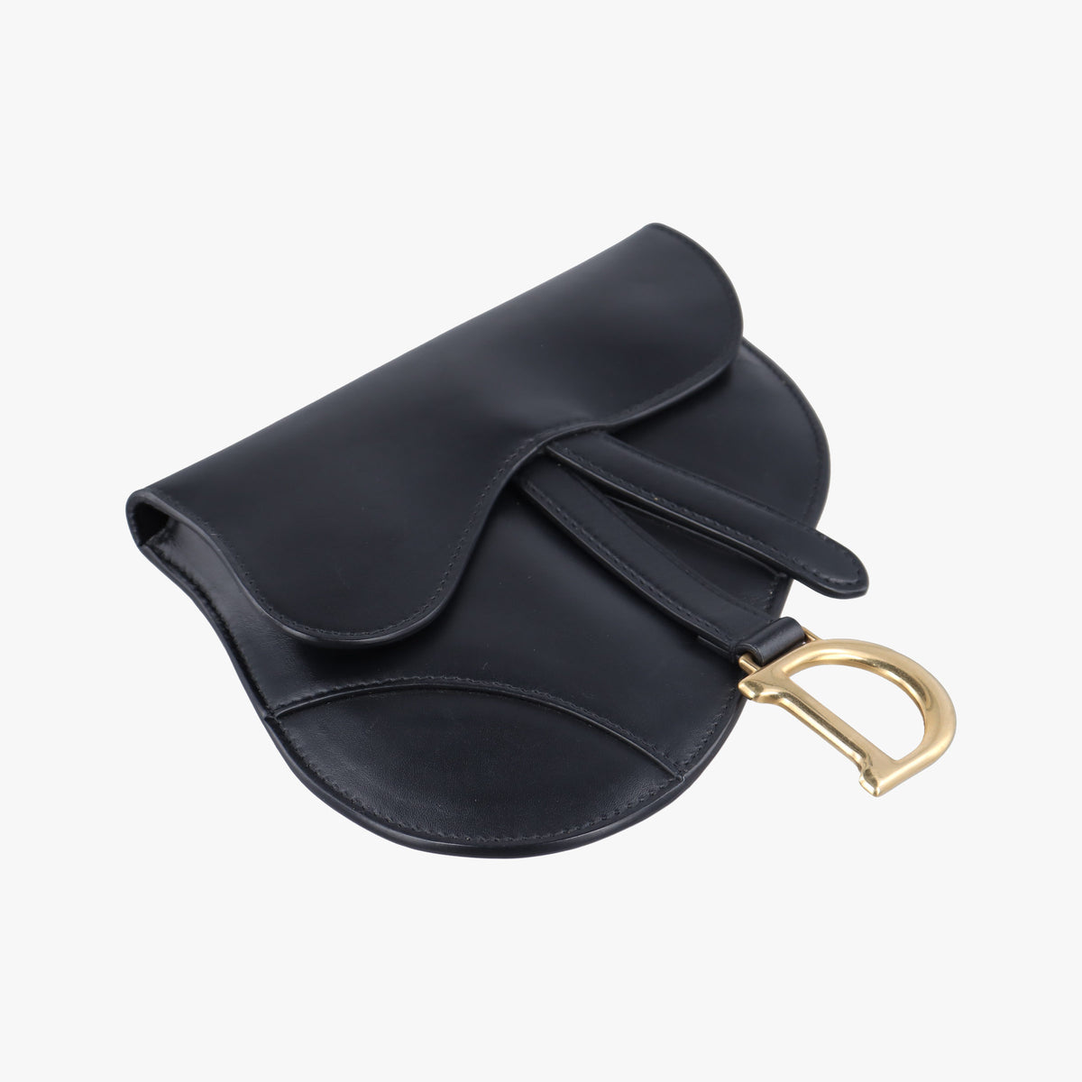 Vintage Christian Dior saddle Black leather  bum bag/waist bag | stylenewstar