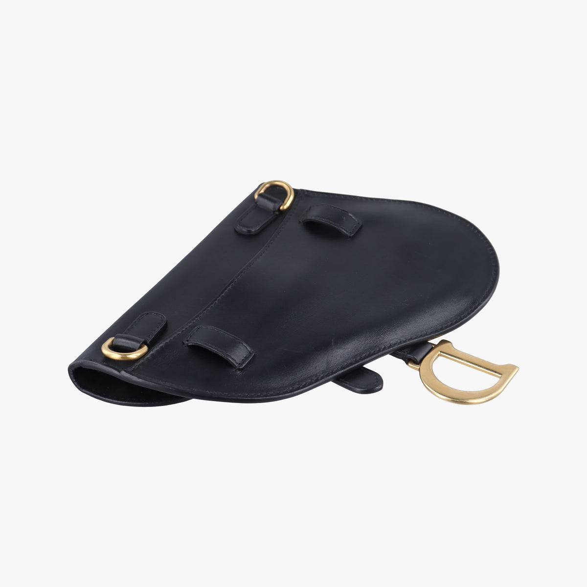 Vintage Christian Dior saddle Black leather  bum bag/waist bag | stylenewstar