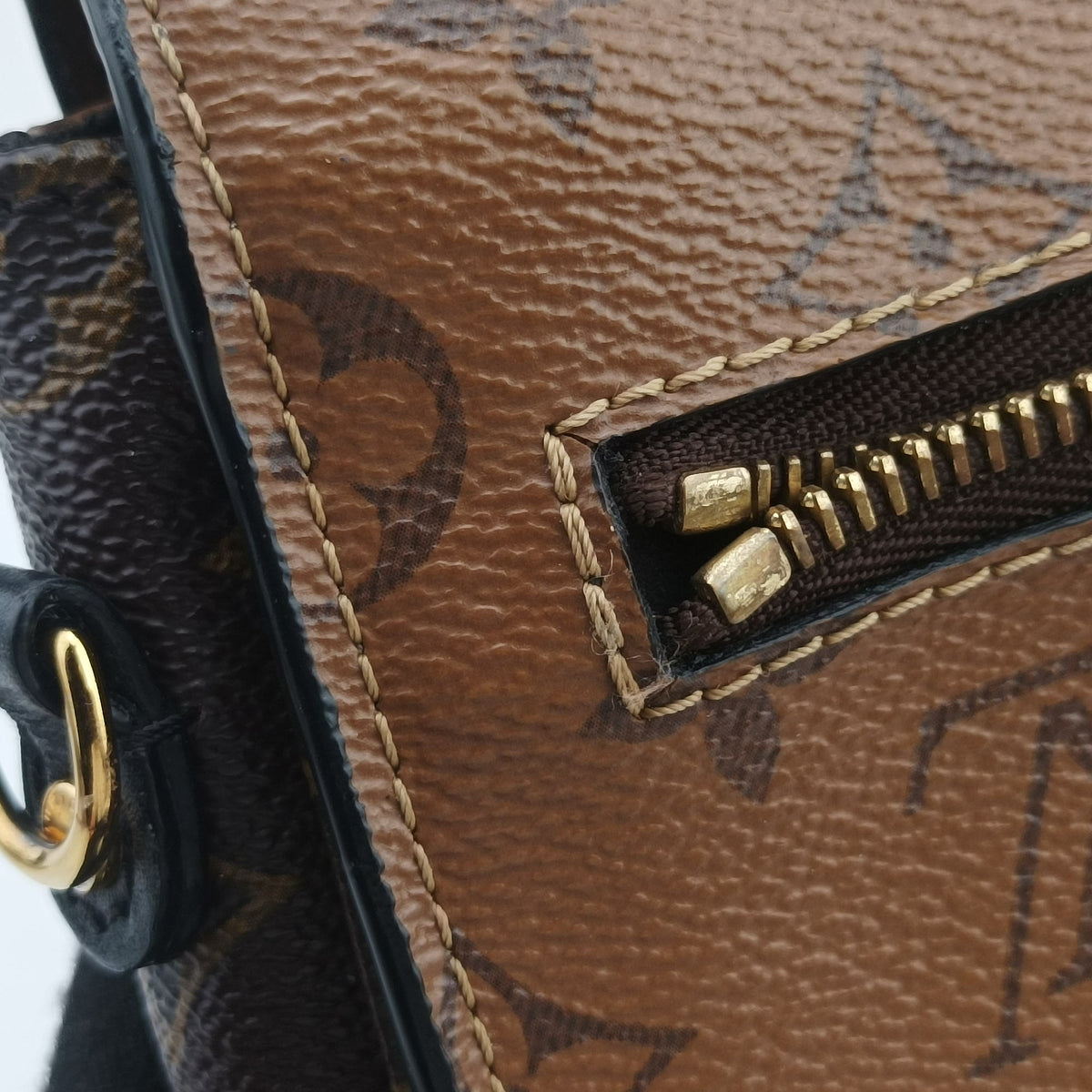 Pre-owned Louis Vuitton Pochette Metis MM Brown Monogram Reverse canvas M44876 shoulderbag | stylenewstar