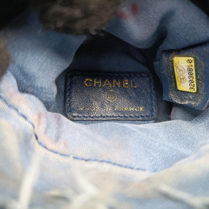 Vintage Chanel Matelasse Mini Bucket Blue Denim AP2603 shoulderbag | stylenewstar