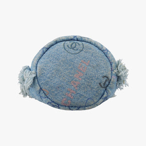 Vintage Chanel Matelasse Mini Bucket Blue Denim AP2603 shoulderbag | stylenewstar