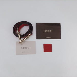 Vintage Gucci Bamboo Red Leather 282315 shoulderbag | stylenewstar