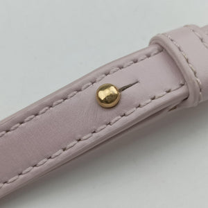 Pre-owned Celine Oval Purse Cuir Triomphe Pink Leather  shoulderbag | stylenewstar