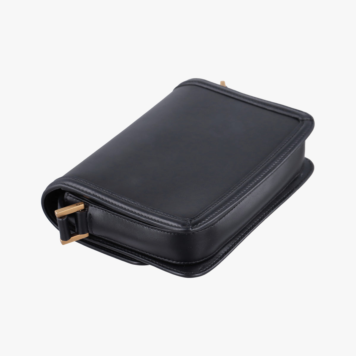 Pre-owned Yves Saint Laurent Solferino Black Leather 634306 shoulderbag | stylenewstar
