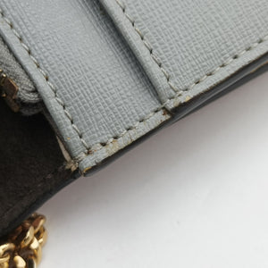 Pre-owned Fendi Monster Eyes Tube PinkｘGray Leather 8M0346 shoulderbag | stylenewstar