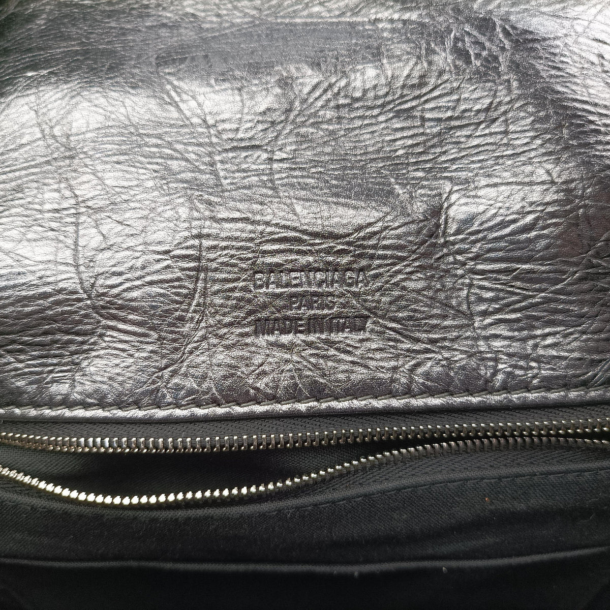 Pre-owned Balenciaga Monaco Small STEEL GREY Calf 787896 shoulderbag | stylenewstar