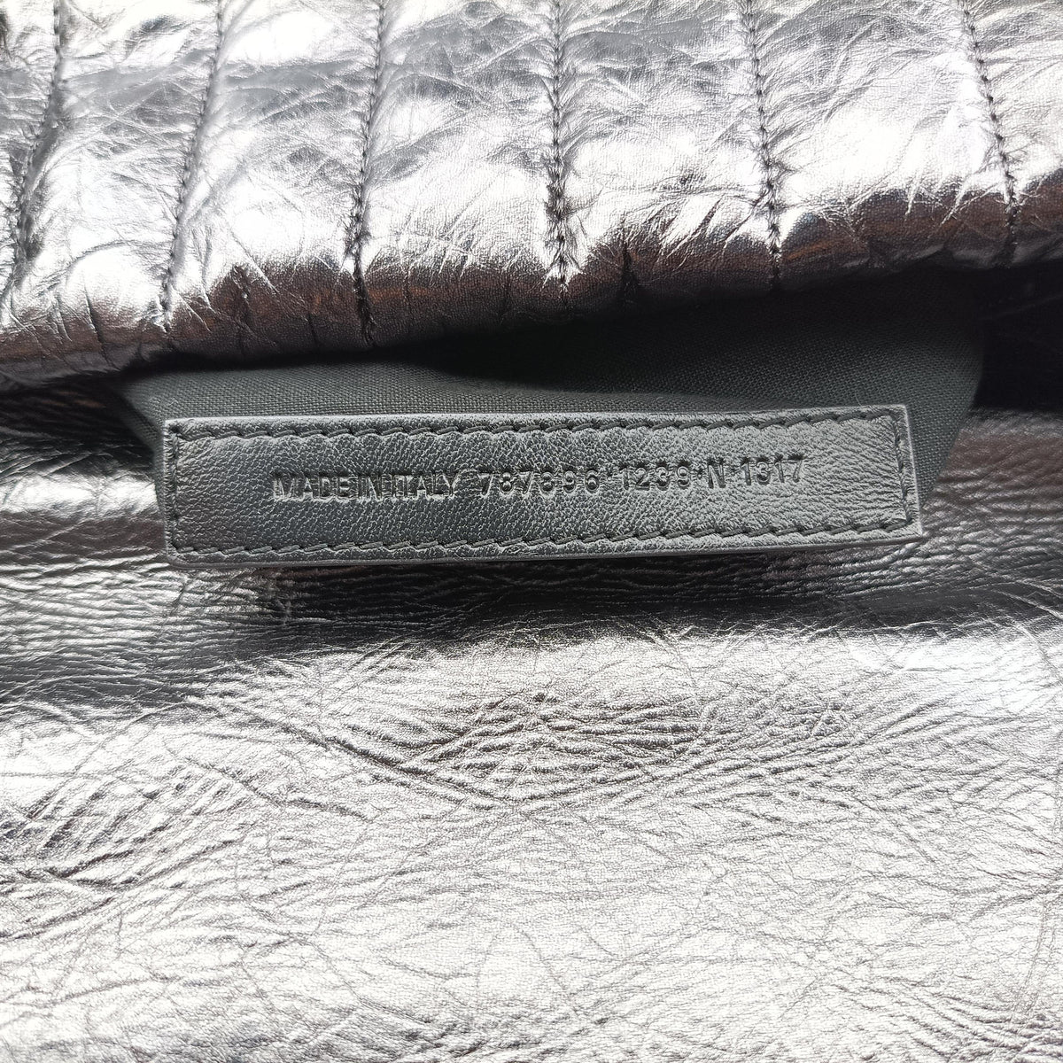 Pre-owned Balenciaga Monaco Small STEEL GREY Calf 787896 shoulderbag | stylenewstar