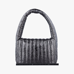 Pre-owned Balenciaga Monaco Small STEEL GREY Calf 787896 shoulderbag | stylenewstar