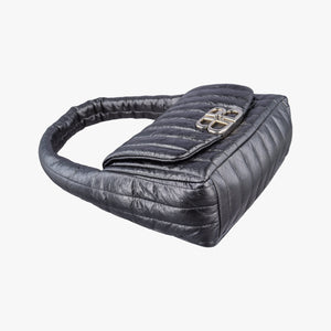 Pre-owned Balenciaga Monaco Small STEEL GREY Calf 787896 shoulderbag | stylenewstar